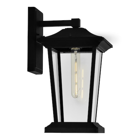Cwi Lighting Leawood 1 Light Black Outdoor Wall Light 0413W8-1-101